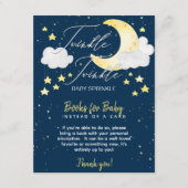 Twinkle Twinkle Baby Sprinkle Books voor Baby Informatiekaartje (Voorkant)