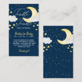 Twinkle Twinkle Baby Sprinkle Books voor Baby Informatiekaartje (Voorkant / Achterkant)