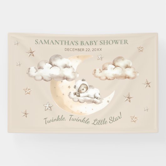 Twinkle Twinkle Babyborrel Spandoek (Horizontaal)