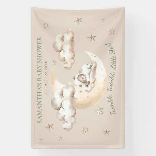 Twinkle Twinkle Babyborrel Spandoek (Verticaal)