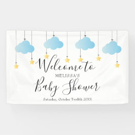 Twinkle Twinkle Blue Boy Baby shower Welkom Spandoek