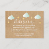 Twinkle Twinkle Boek Aanvraag Baby shower/Sprinkle Informatiekaartje (Voorkant)