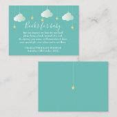 Twinkle Twinkle Book Request Baby shower Informatiekaartje (Voorkant / Achterkant)