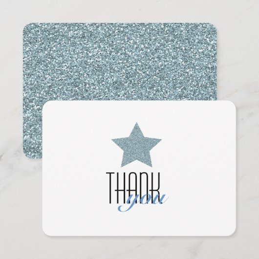 TWINKLE TWINKLE DANK JE KAART (Voorkant / Achterkant)