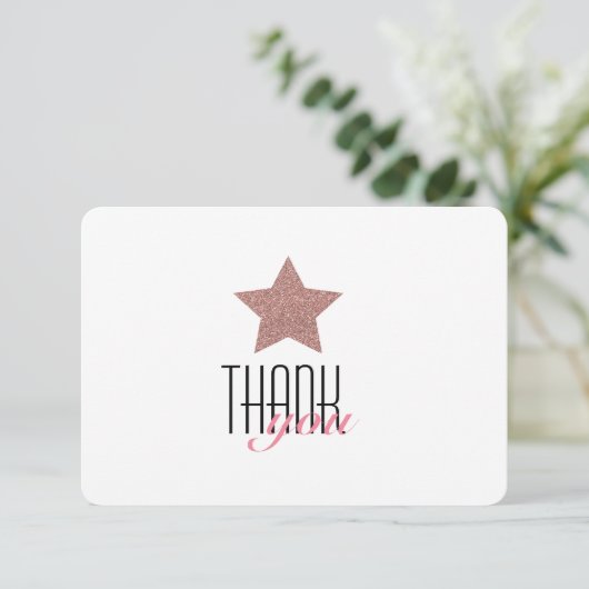 TWINKLE TWINKLE DANK JE KAART (Staand voorkant)