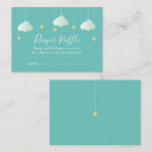 Twinkle twinkle Diaper Raffle Baby shower Informatiekaartje (Voorkant / Achterkant)