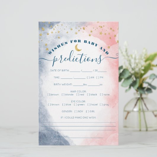 Twinkle Twinkle Double Sided Gender Reopenbaarmaki (Staand voorkant)