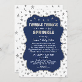 Twinkle Twinkle Drop-in Baby Sprinkle Kaart