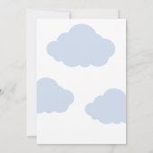 Twinkle, Twinkle, een prachtige blauwe eerste verj Kaart (Achterkant)