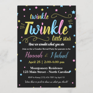 Twinkle Twinkle Gender Little Star onthult RSVP Kaart