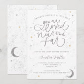 Twinkle Twinkle Gender Neutraal Baby shower Kaart (Voorkant / Achterkant)