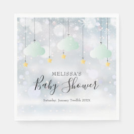 Twinkle Twinkle Gender Neutral Winter Baby shower Servet