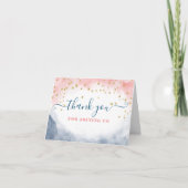 Twinkle Twinkle Gender onthullen Bedankt kaarten (Voorkant)