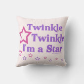 Twinkle Twinkle Ik ben een ster Kussen (Achterkant)