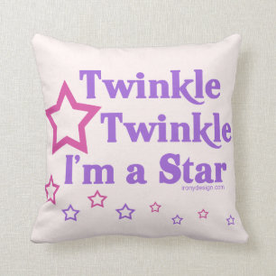 Twinkle Twinkle Ik ben een ster Kussen