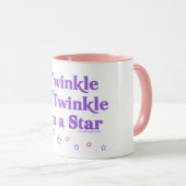 Twinkle Twinkle Ik ben een ster Mok (Voorkant rechts)