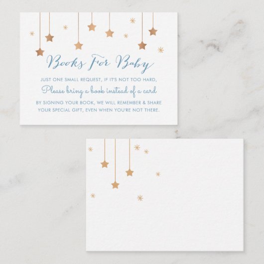 Twinkle Twinkle, inzetstuk Informatiekaartje (Voorkant / Achterkant)