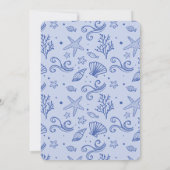 Twinkle Twinkle Iridescent Ocean Mermaid Paars Kaart (Achterkant)