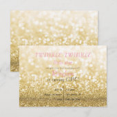 Twinkle twinkle kaart (Voorkant / Achterkant)