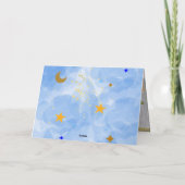 Twinkle twinkle kleine ster aangepaste foto bedankkaart (Achterkant)