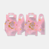 Twinkle twinkle kleine ster aangepaste roze bedankdoosjes (Uitgevouwen)