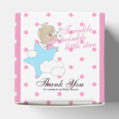 Twinkle, Twinkle kleine ster - Baby meisje dank je Bedankdoosjes (Bovenkant)