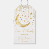 Twinkle twinkle kleine ster baby shower gunst cadeaulabel (Voorkant)