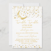 Twinkle twinkle kleine ster baby shower kaart (Voorkant)