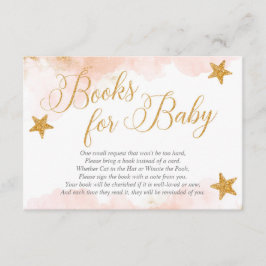 Twinkle twinkle Kleine ster book request insert Informatiekaartje