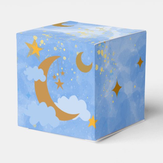 Twinkle twinkle kleine ster custom bedankdoosjes (Achterkant)