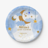 Twinkle twinkle kleine ster custom papieren bordje (Voorkant)