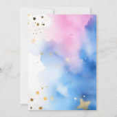Twinkle twinkle kleine ster geslacht onthullen kaart (Achterkant)
