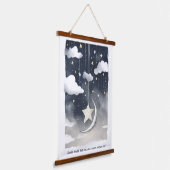 Twinkle Twinkle kleine ster Hangend Wandkleed (Gebogen)
