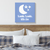 Twinkle twinkle kleine ster kinderkamer canvas kun afdruk (Insitu (Slaapkamer))