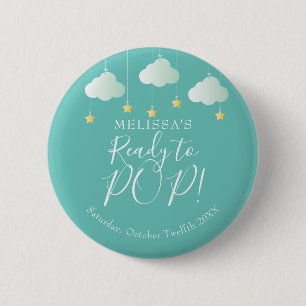 Twinkle twinkle kleine ster klaar om te knallen ronde button 5,7 cm