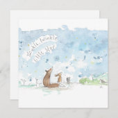 Twinkle twinkle kleine ster kwekerij rijm kunst (Voorkant / Achterkant)