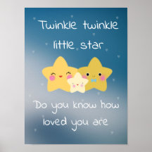 Twinkle twinkle kleine ster | POSTER