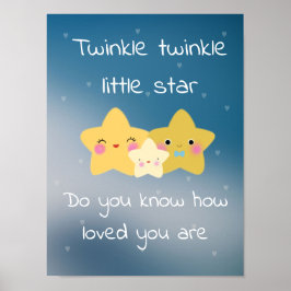 Twinkle twinkle kleine ster | POSTER