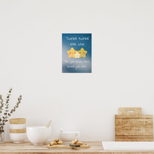 Twinkle twinkle kleine ster | POSTER (Keuken)