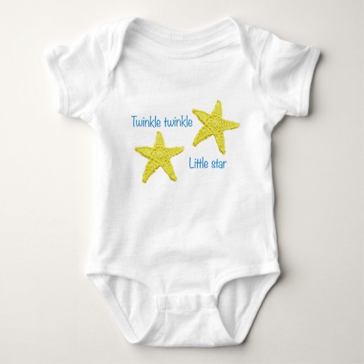 Twinkle twinkle kleine ster romper (Voorkant)
