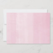 Twinkle twinkle kleine ster roze goud baby shower kaart (Achterkant)