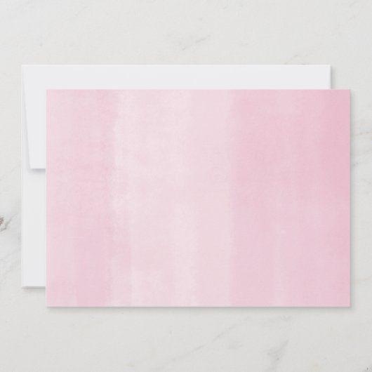 Twinkle twinkle kleine ster roze goud baby shower kaart (Achterkant)