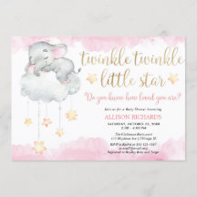 Twinkle twinkle kleine ster roze goud baby shower
