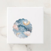 Twinkle twinkle kleine ster Schattige Baby shower Bedankjes Labels (In situ)