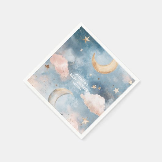 Twinkle twinkle kleine ster Schattige Baby shower Servet (Hoek)