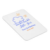 Twinkle twinkle kleine ster verjaardag paarse sina magneet (Rechterzijde)