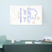 Twinkle twinkle kleine ster verjaardag paarse sina spandoek (Beurs)