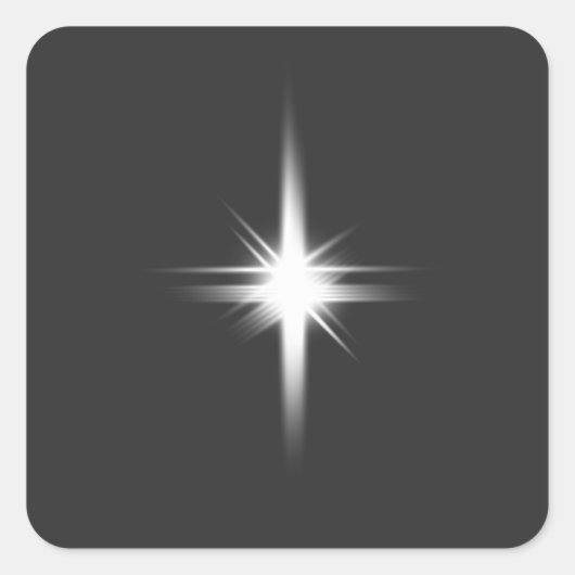 Twinkle, twinkle kleine ster vierkante sticker (Voorkant)