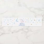 Twinkle twinkle kleine ster waterfles etiket (Enkel label)