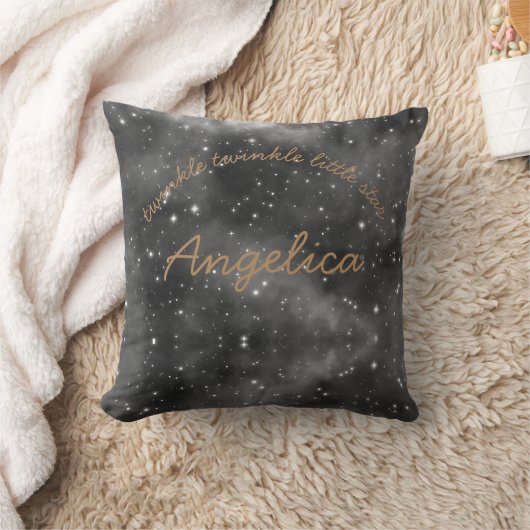 Twinkle twinkle kleine sterren Aangepast kussen (Deken)